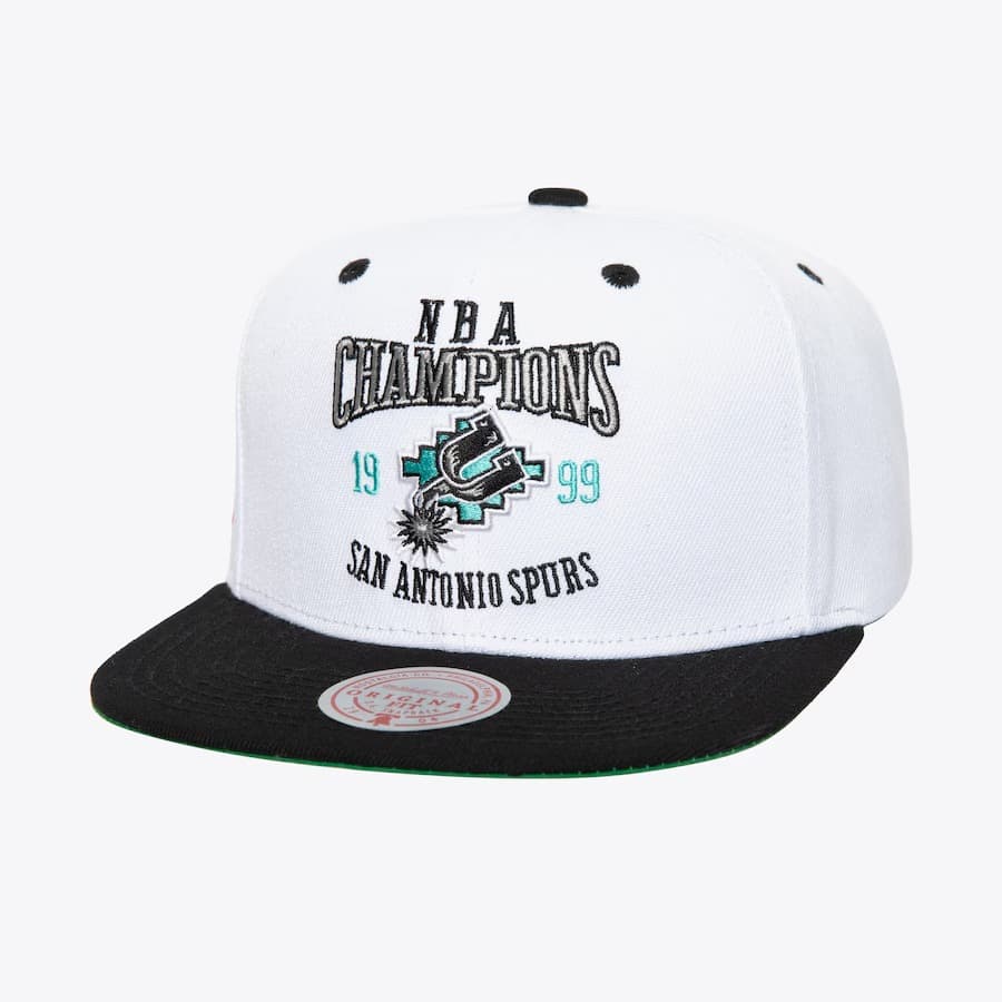 bejsbolka-mitchell-ness-white-san-antonio-spurs-hardwood-classics-champ-series-snapback-hat