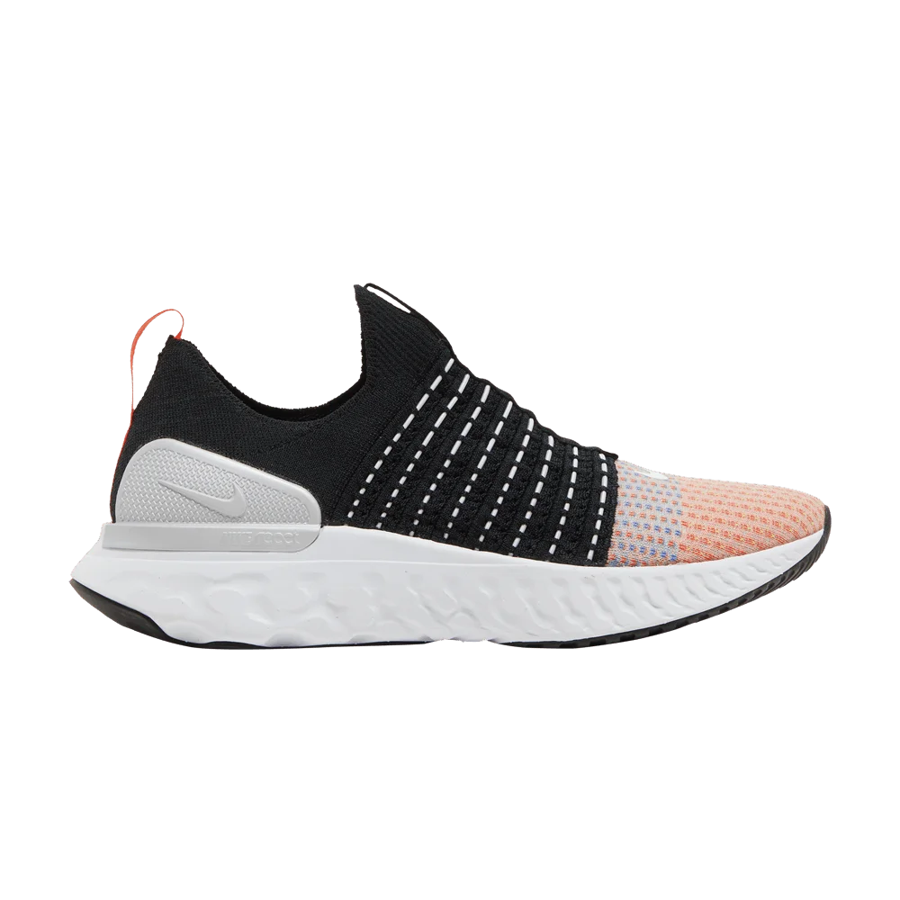 Кроссовки Nike React Phantom Run Flyknit 2 'Black Team Orange'
