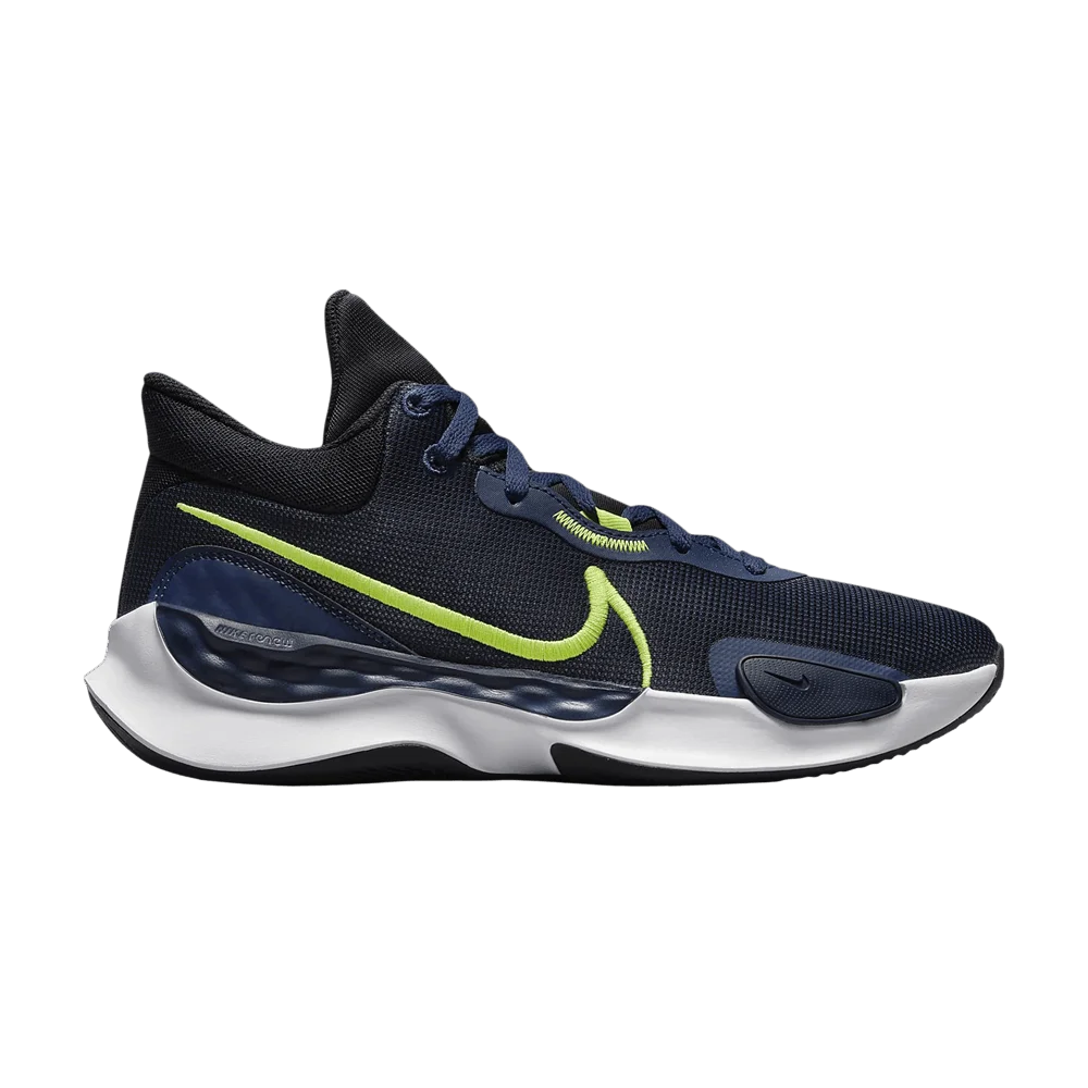Кроссовки Nike Renew Elevate 3 'Black Navy Volt'