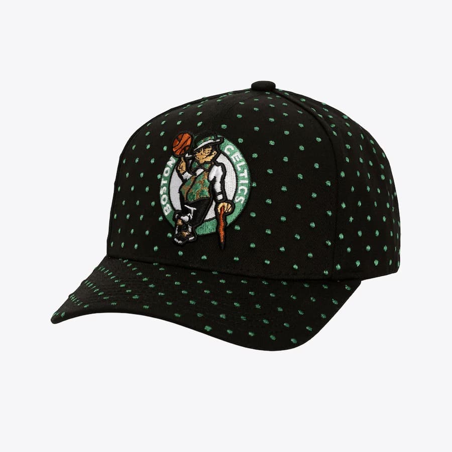 bejsbolka-mitchell-ness-black-boston-celtics-polka-polka-pro-adjustable-hat