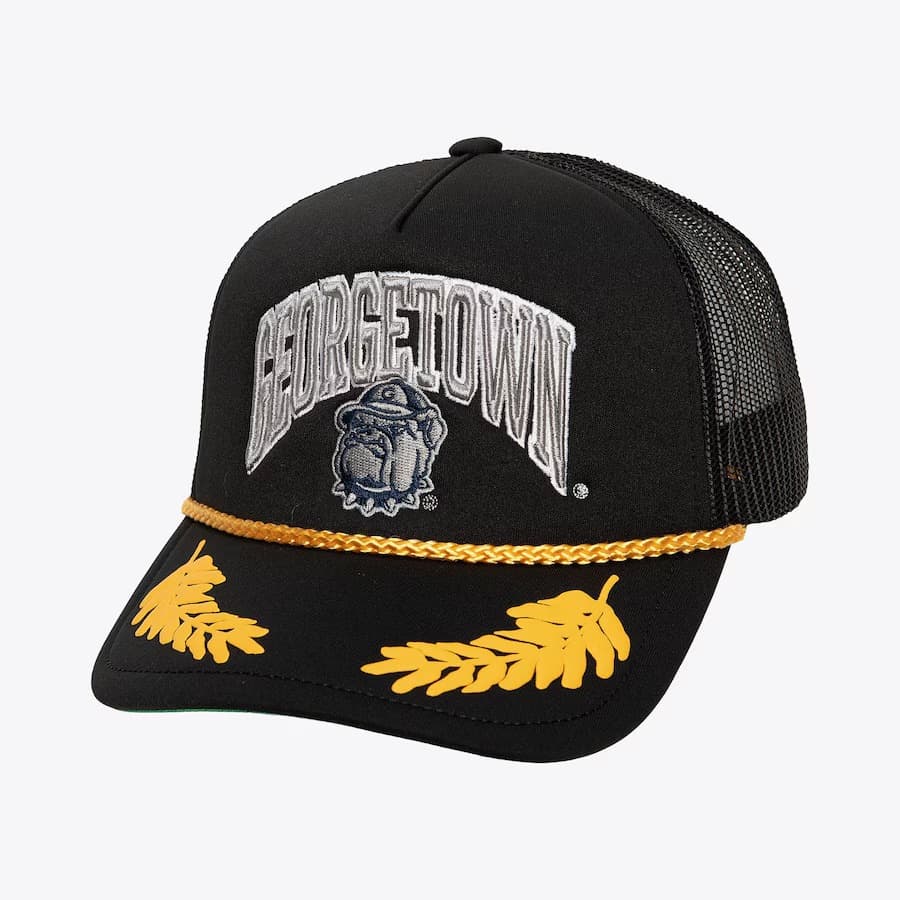 bejsbolka-mitchell-ness-black-georgetown-hoyas-gold-leaf-trucker-adjustable-hat