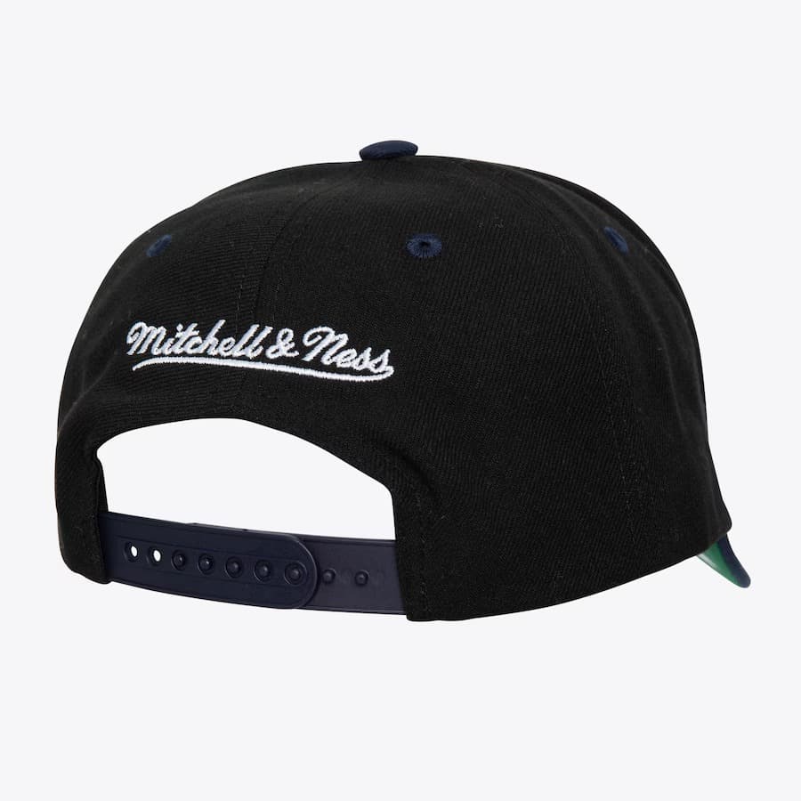 Бейсболка Mitchell & Ness Black Georgetown Hoyas Tailsweep 2.0 Pro Vintage Snapback Hat