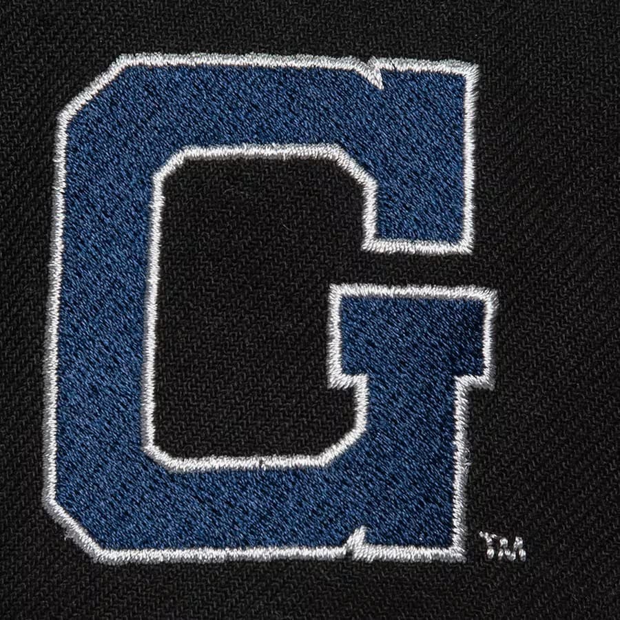 Бейсболка Mitchell & Ness Black Georgetown Hoyas Tailsweep 2.0 Pro Vintage Snapback Hat