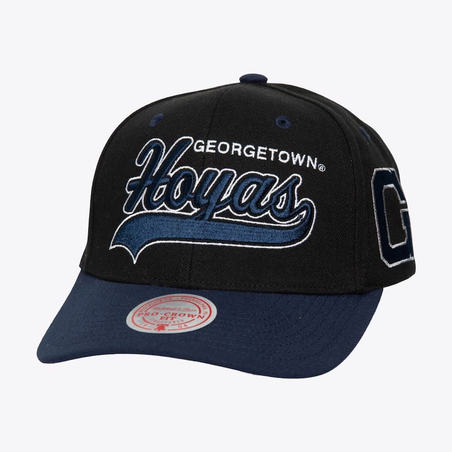 bejsbolka-mitchell-ness-black-georgetown-hoyas-tailsweep-2-0-pro-vintage-snapback-hat