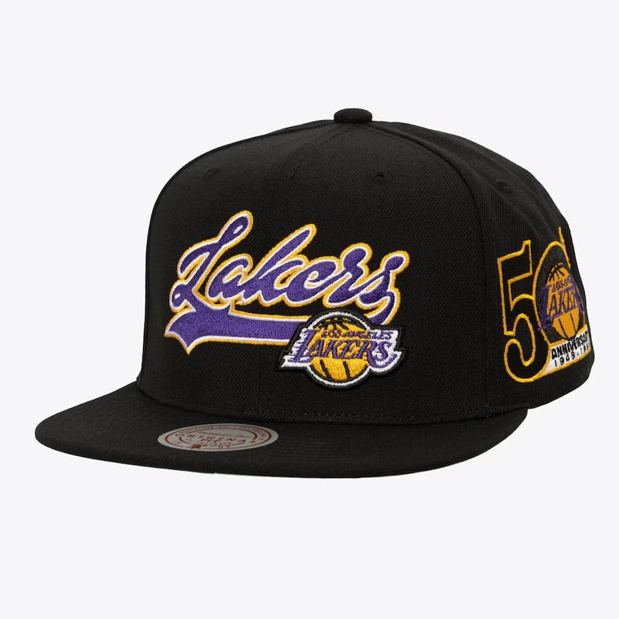 bejsbolka-mitchell-ness-black-los-angeles-lakers-oversweep-snapback-hat