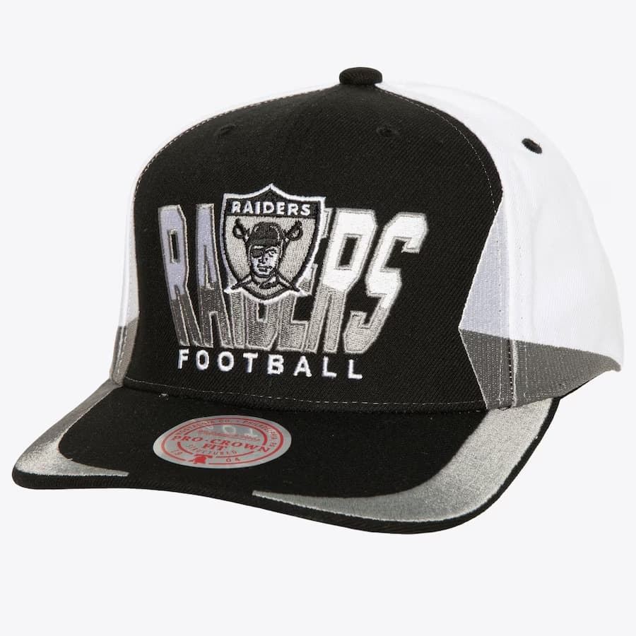 bejsbolka-mitchell-ness-black-oakland-raiders-gridiron-classics-retrodome-pro-snapback-hat