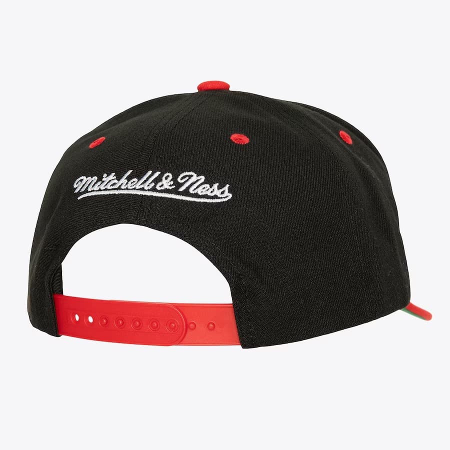 Бейсболка Mitchell & Ness Black Ohio State Buckeyes Tailsweep 2.0 Pro Vintage Snapback Hat