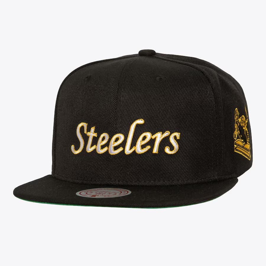 bejsbolka-mitchell-ness-black-pittsburgh-steelers-triple-play-snapback-hat