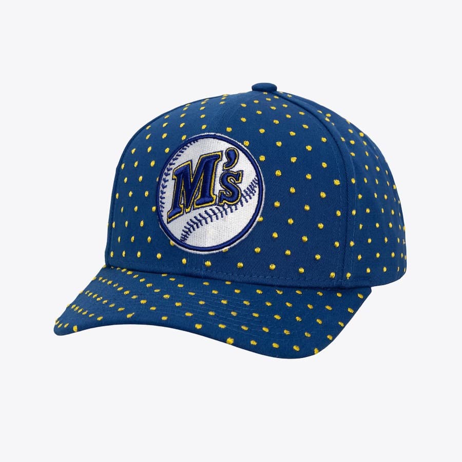 bejsbolka-mitchell-ness-blue-seattle-mariners-polka-polka-pro-adjustable-hat