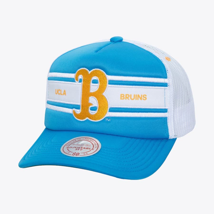 bejsbolka-mitchell-ness-blue-ucla-bruins-sideline-trucker-snapback-hat