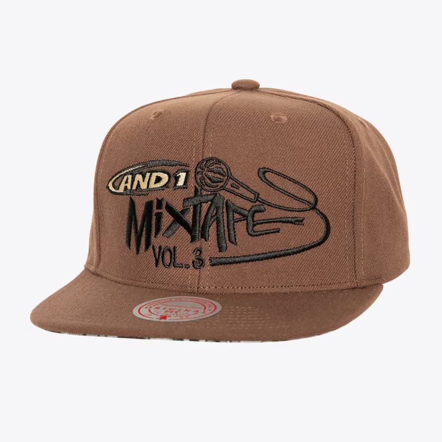 bejsbolka-mitchell-ness-brown-and1-mixtape-vol-3-snapback-hat