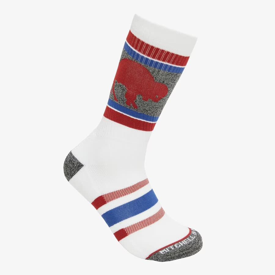 sportivnye-noski-mitchell-ness-buffalo-bills-interception-crew-socks