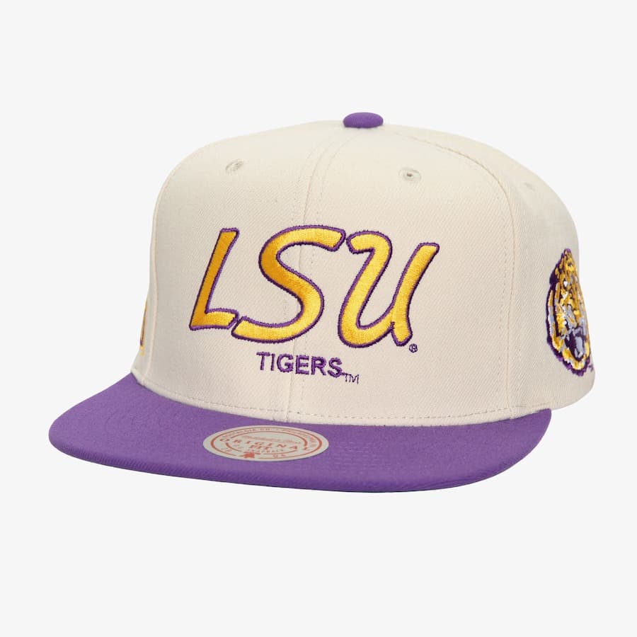 bejsbolka-mitchell-ness-cream-purple-lsu-tigers-just-don-snapback-hat