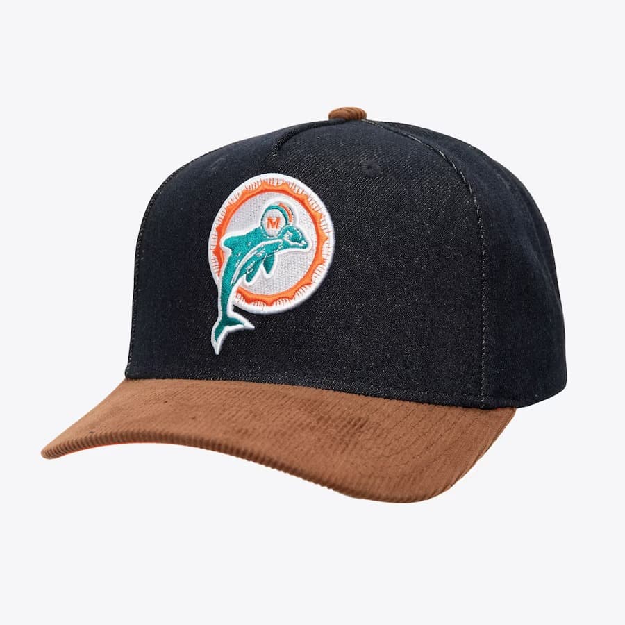 bejsbolka-mitchell-ness-denim-brown-miami-dolphins-corduroy-d-stressed-pro-snapback-hat