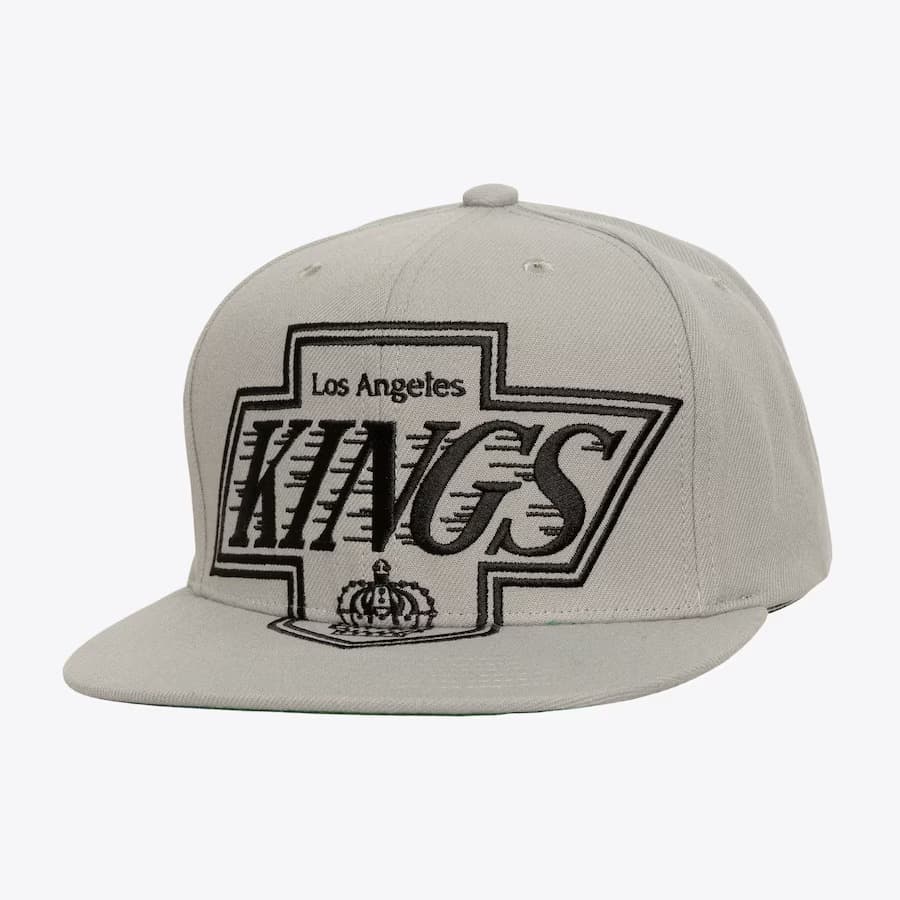 bejsbolka-mitchell-ness-gray-los-angeles-kings-vintage-xl-logo-snapback-hat