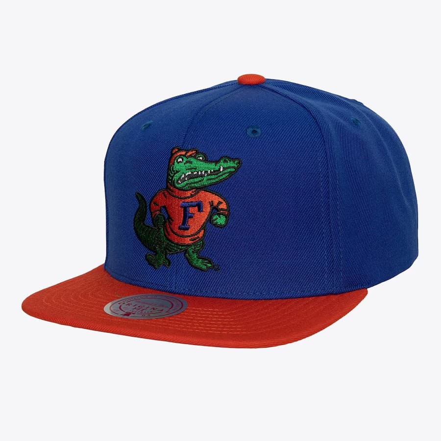 bejsbolka-mitchell-ness-green-florida-gators-team-2-tone-2-0-snapback-hat