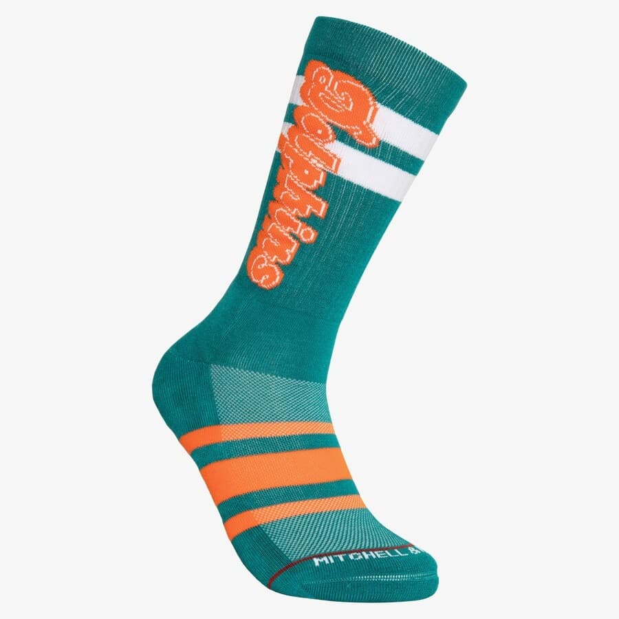 sportivnye-noski-mitchell-ness-miami-dolphins-lateral-crew-socks