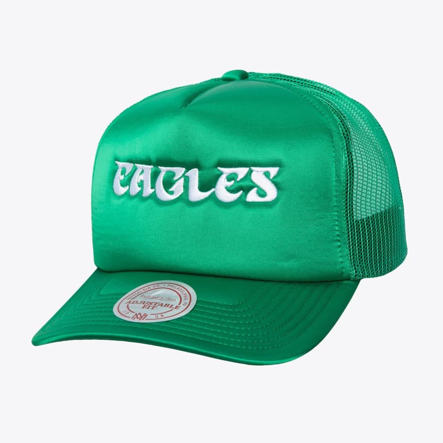 bejsbolka-mitchell-ness-midnight-green-philadelphia-eagles-satin-snapback-trucker-hat