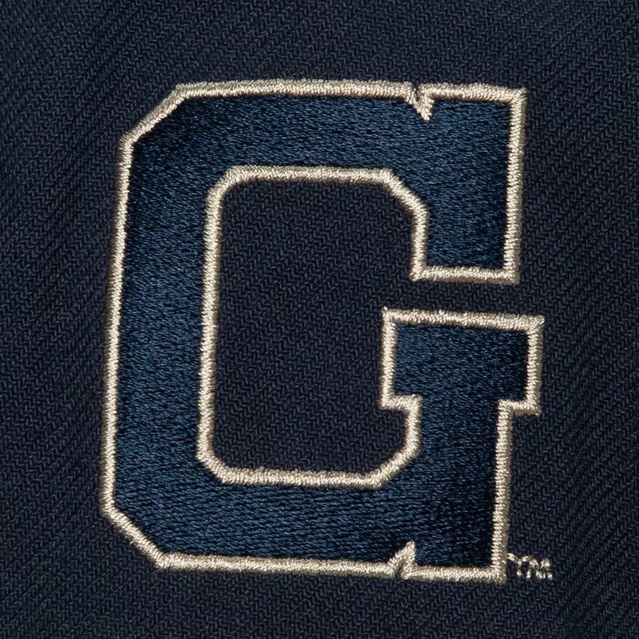 Бейсболка Mitchell & Ness Navy Georgetown Hoyas Retro Sport Vintage Snapback Hat