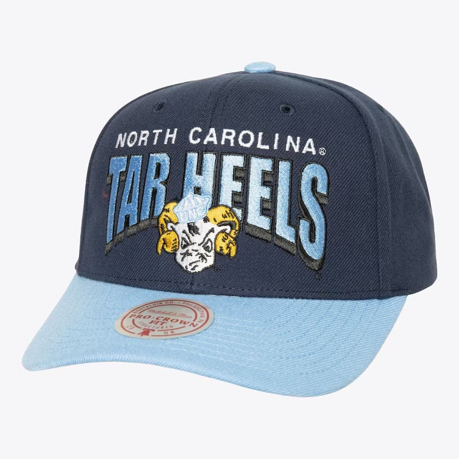 bejsbolka-mitchell-ness-navy-north-carolina-tar-heels-boom-text-pro-vintage-snapback-hat