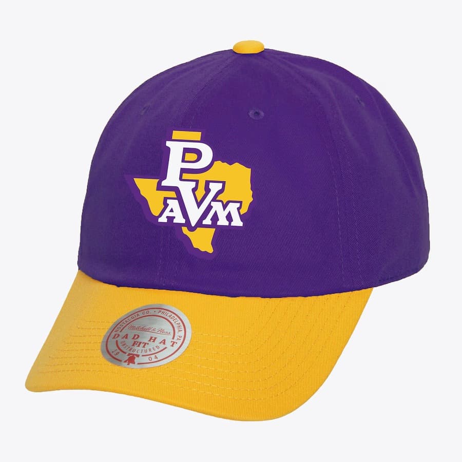 bejsbolka-mitchell-ness-purple-gold-prairie-view-a-m-panthers-2-tone-2-0-dad-adjustable-hat