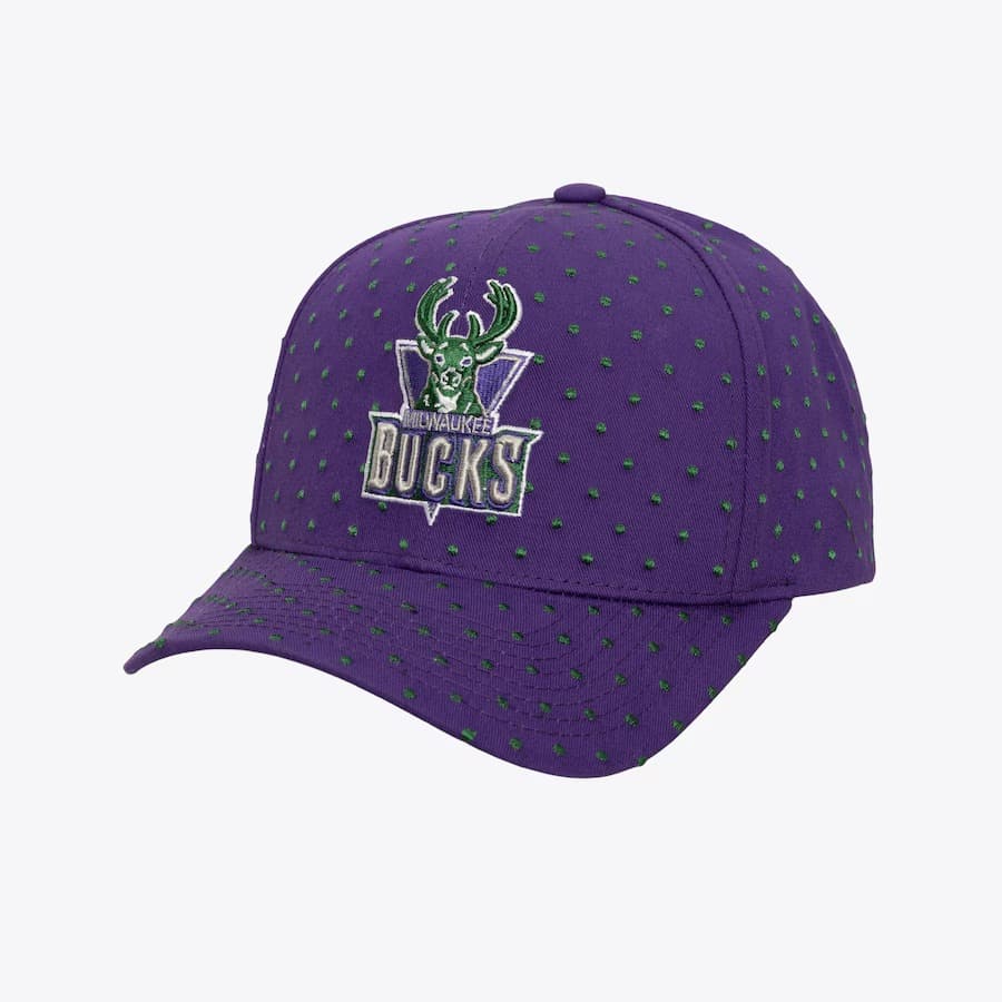 bejsbolka-mitchell-ness-purple-milwaukee-bucks-polka-polka-pro-adjustable-hat