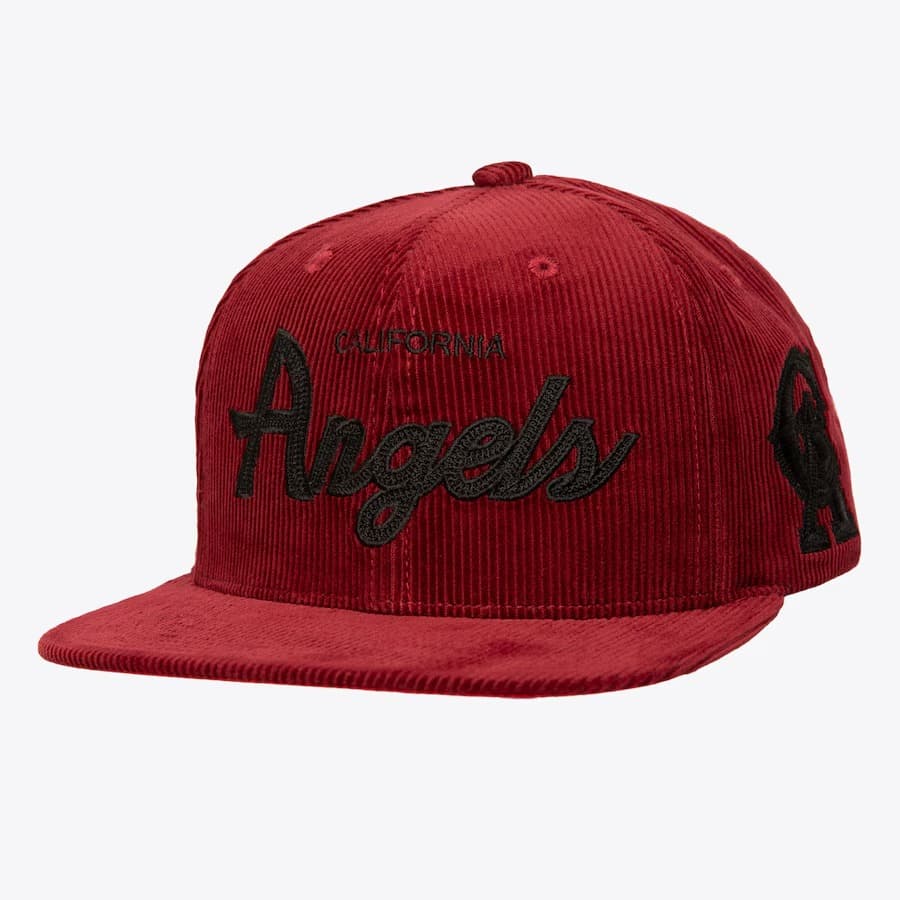 bejsbolka-mitchell-ness-red-california-angels-cooperstown-collection-corduroy-snapback-hat