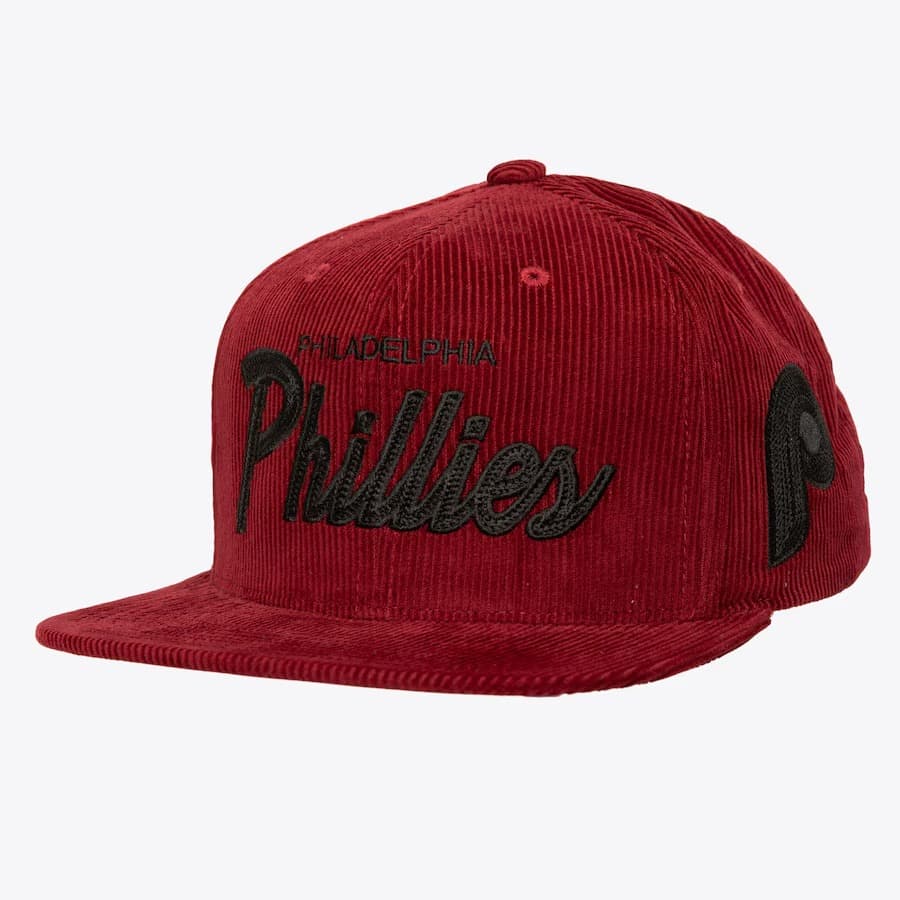 bejsbolka-mitchell-ness-red-philadelphia-phillies-corduroy-snapback-hat