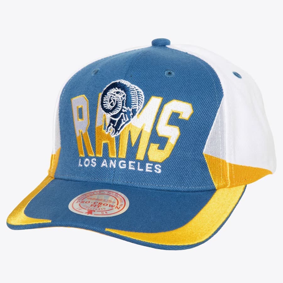 bejsbolka-mitchell-ness-royal-los-angeles-rams-retrodome-pro-snapback-hat