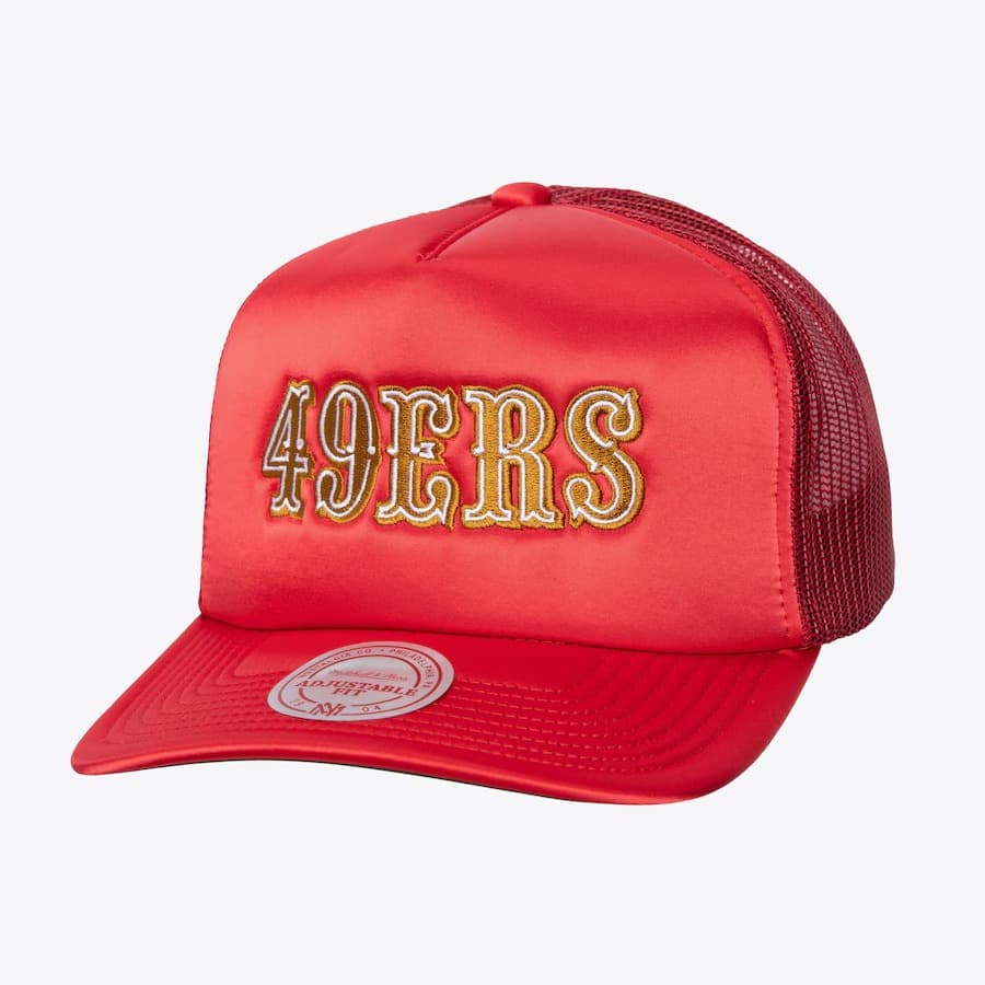 bejsbolka-mitchell-ness-scarlet-san-francisco-49ers-satin-snapback-trucker-hat