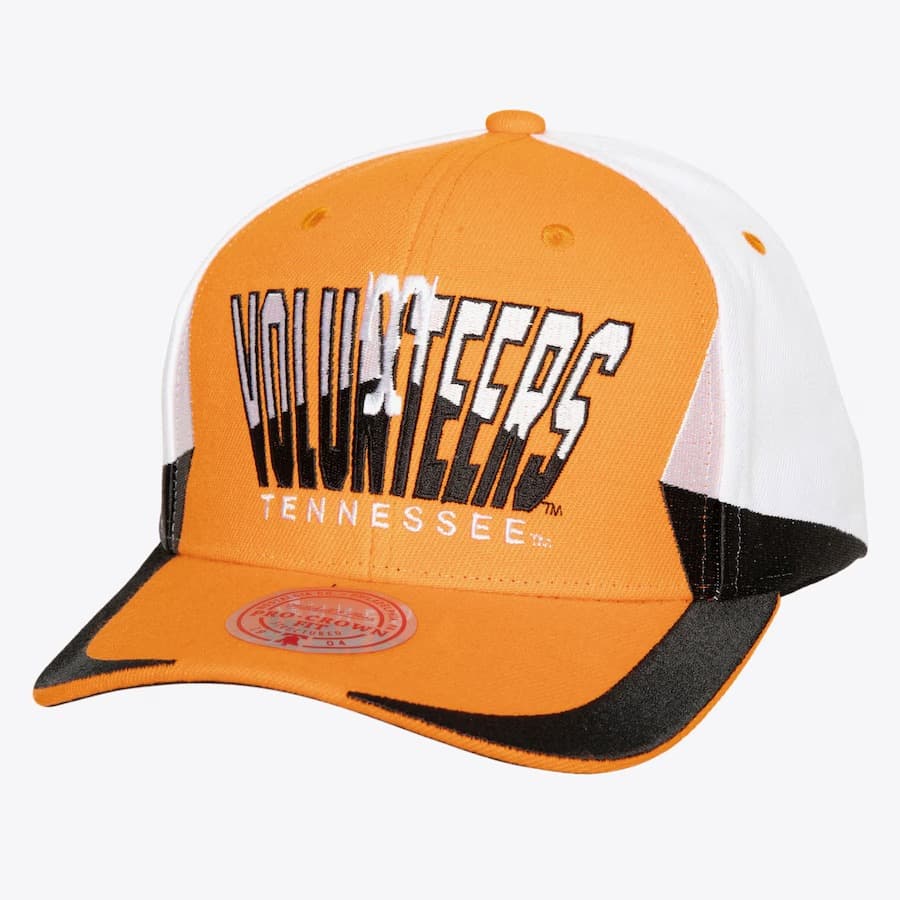 bejsbolka-mitchell-ness-orange-tennessee-volunteers-retrodome-pro-snapback-hat