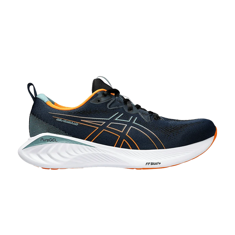 Кроссовки Asics Gel Cumulus 25 Wide 'French Blue Bright Orange'