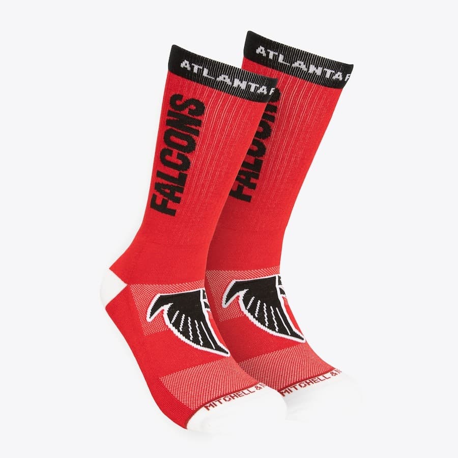 sportivnye-noski-mitchell-ness-red-atlanta-falcons-kick-off-crew-socks