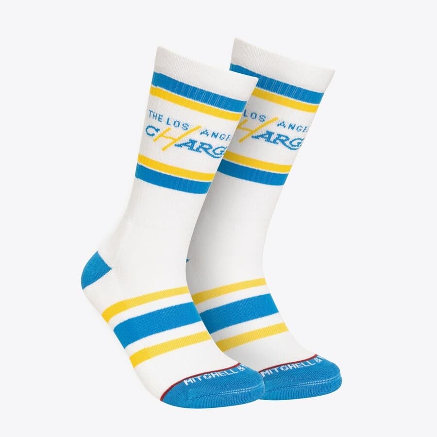 sportivnye-noski-mitchell-ness-white-los-angeles-chargers-team-stripes-crew-socks