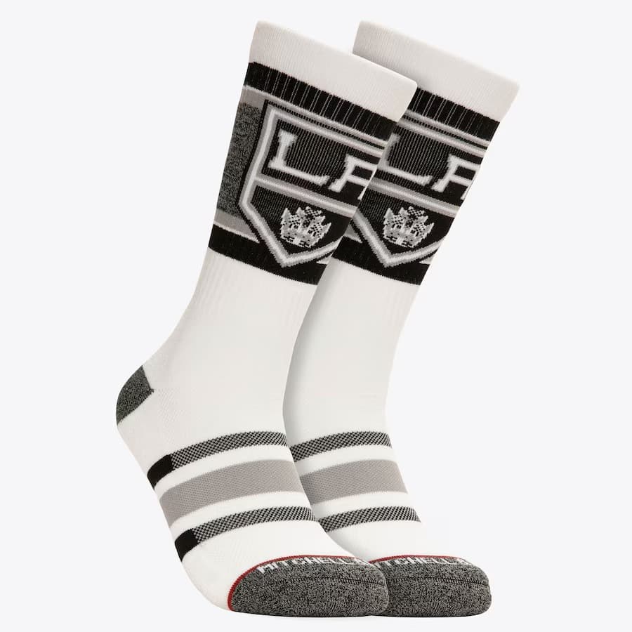 sportivnye-noski-mitchell-ness-white-los-angeles-kings-power-play-crew-socks