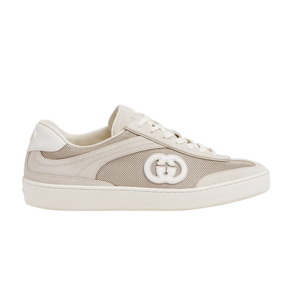 Кроссовки Gucci Wmns G74 'Interlocking G - Light Beige'