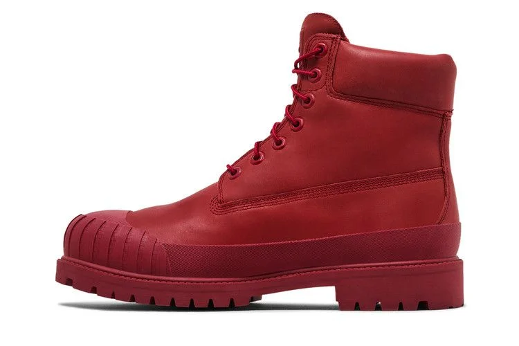 Bee Line x Timberland 6 Inch Rubber-Toe Waterproof Boot 'Medium Red'