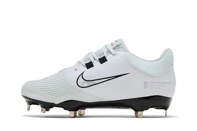 Кроссовки Nike Wmns Hyperdiamond 4 Pro 'White Black Wolf Grey'