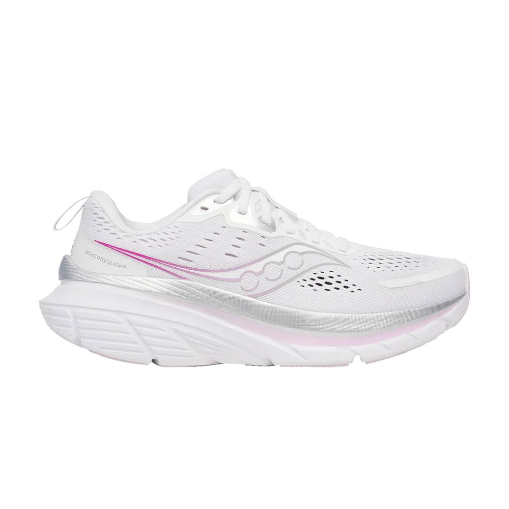 Кроссовки Saucony Wmns Guide 18 'White Fuchsia'