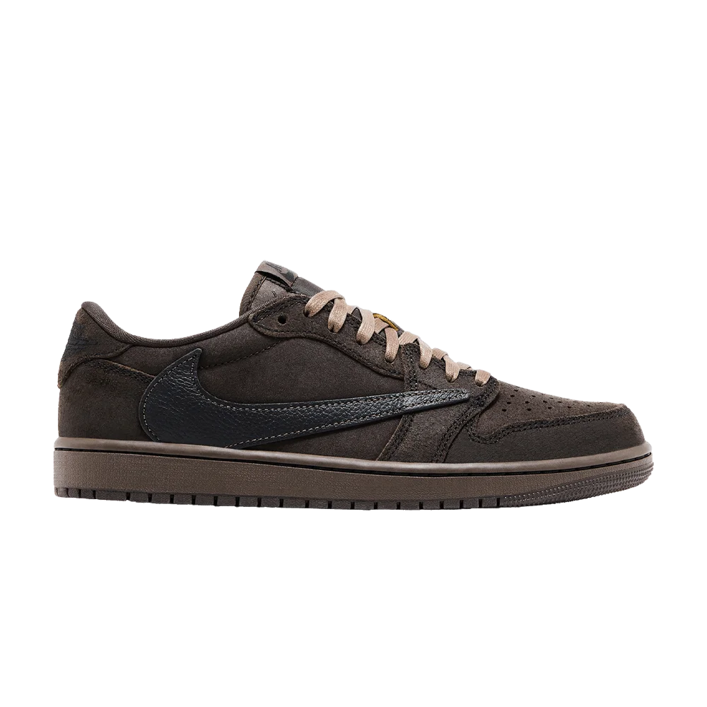 Кроссовки Travis Scott x Air Jordan 1 Retro Low OG SP 'Velvet Brown'