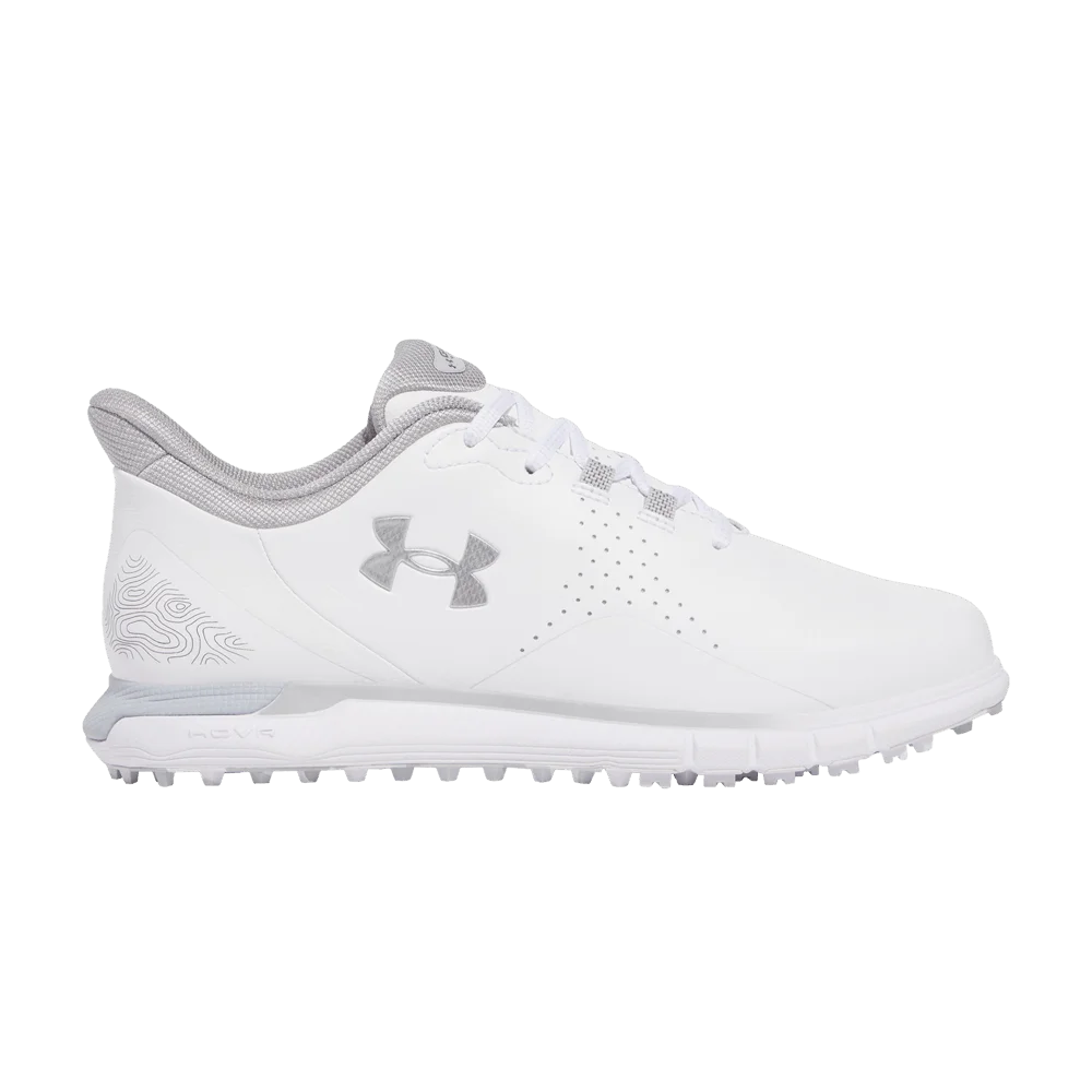 Кроссовки Under Armour Drive Fade Spikeless Golf 'White Metallic Silver'
