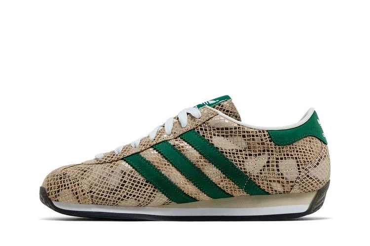 Кроссовки adidas Country Japan 'Snakeskin Pack - Alumina Dark Green'