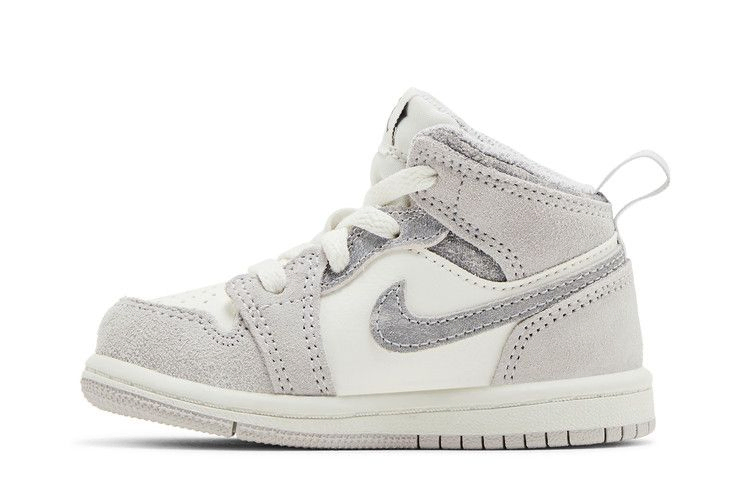 Кроссовки Air Jordan 1 Mid SE TD 'Neutral Grey Sail'