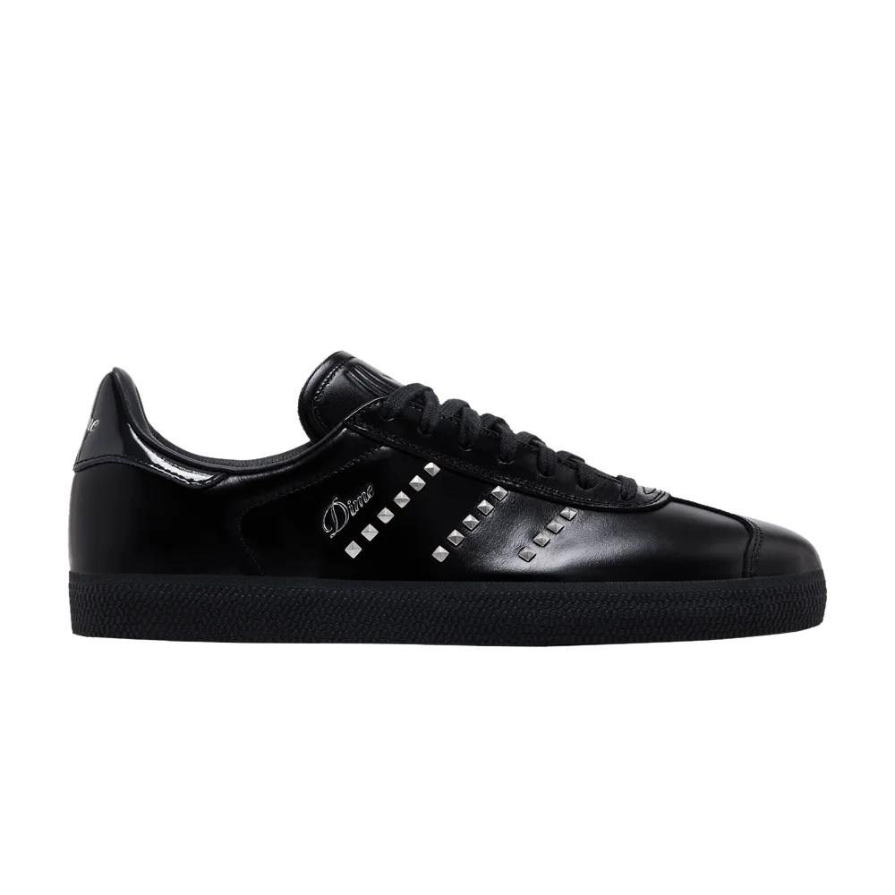 Кроссовки Dime x adidas Gazelle ADV 'Black Silver Metallic Studs'