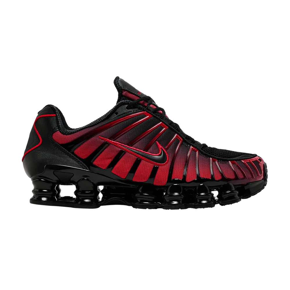 Кроссовки Nike Shox TL 'Black University Red Gradient'