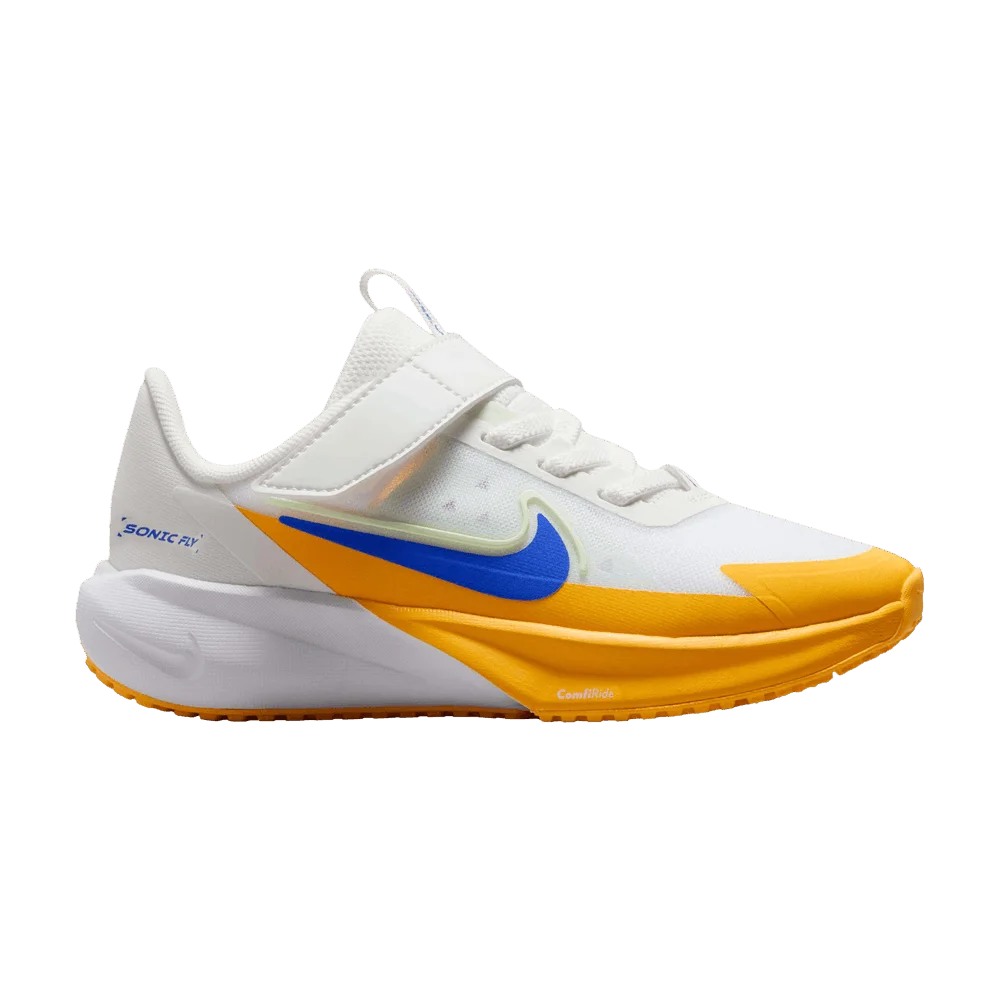 Кроссовки Nike Sonic Fly PS 'White Yellow Hyper Royal'