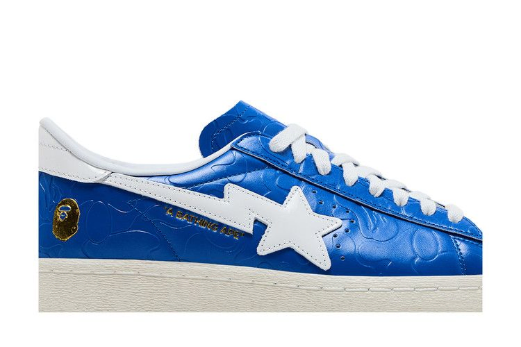 Кроссовки adidas BAPE x Superstar Vintage 'Blue White'