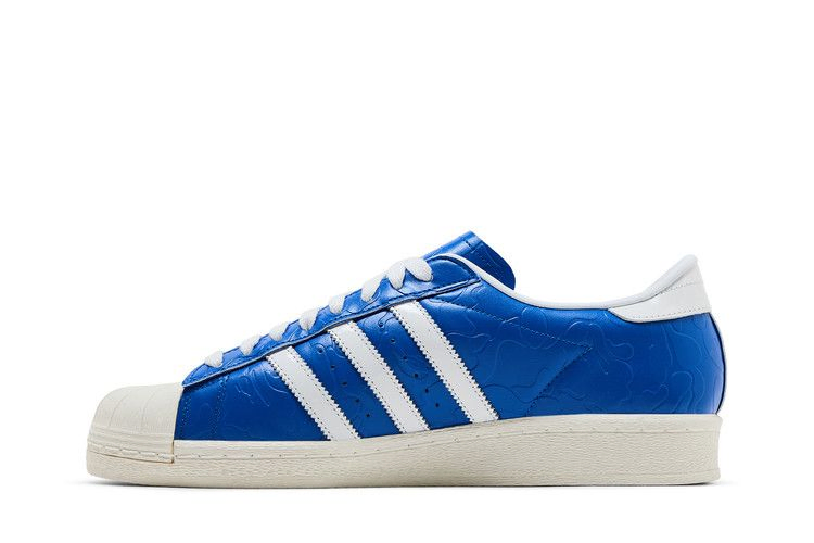 Кроссовки adidas BAPE x Superstar Vintage 'Blue White'