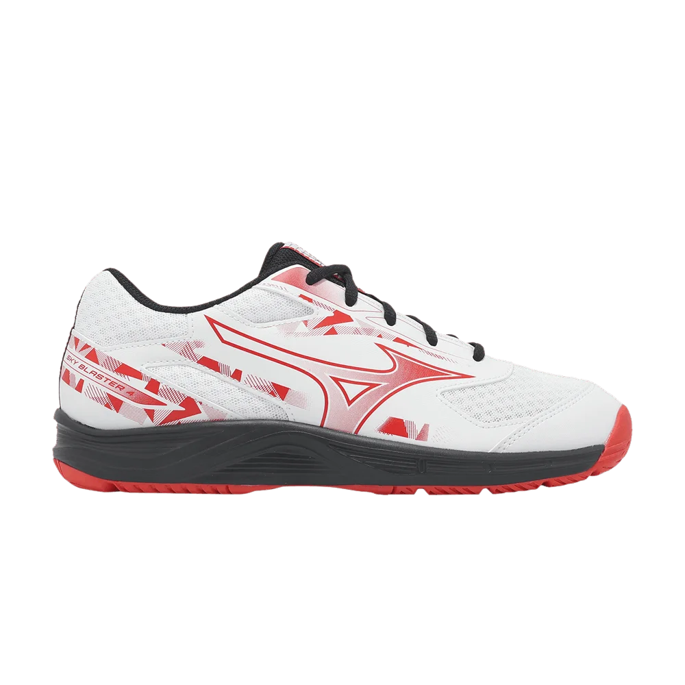Кроссовки Mizuno Sky Blaster 4 Wide 'White Poppy Red'