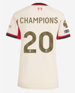 Выездная форма (основной цвет по официальной версии сезона)